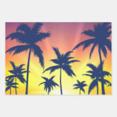 Palmstructuurpatroon Inpakpapier Vel (Voorkant 2)