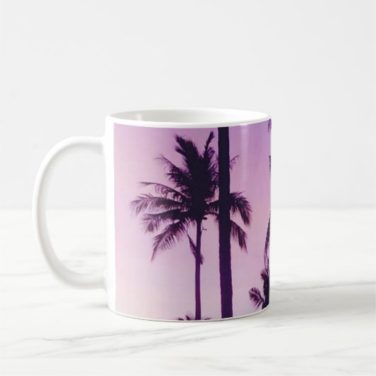 Palmstructuurpatroon Koffiemok (Links)