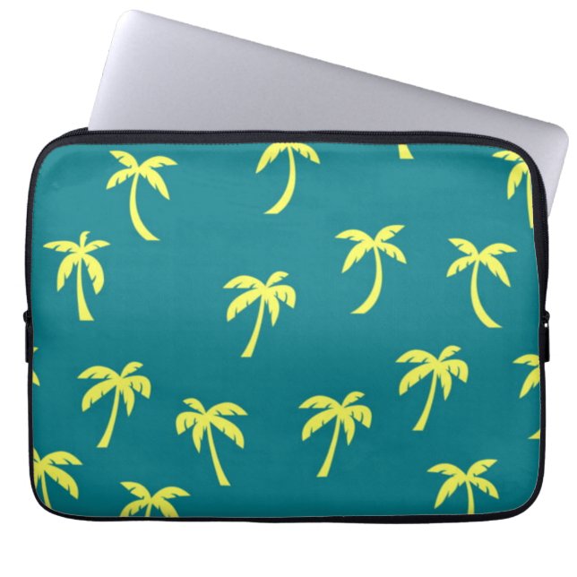 Palmstructuurpatroon Laptop Sleeve (Voorkant)