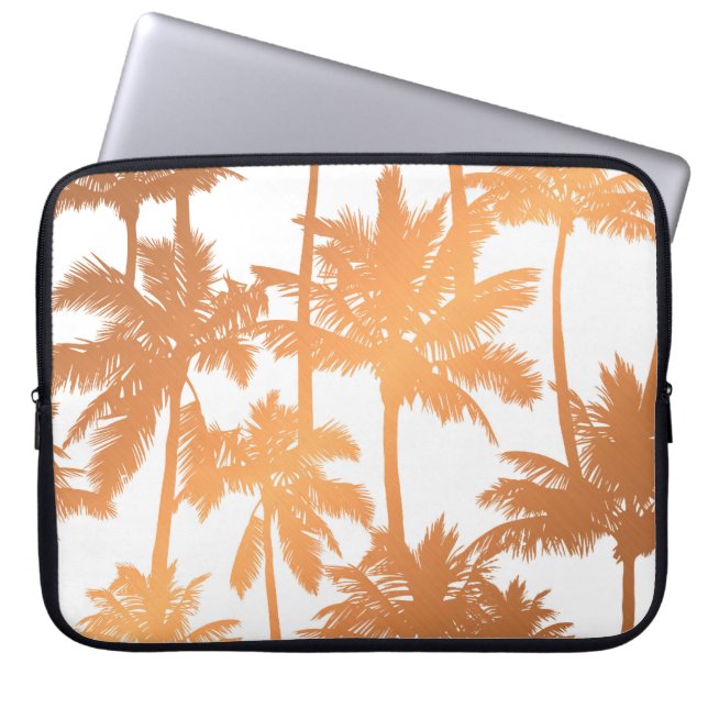 Palmstructuurpatroon Laptop Sleeve (Voorkant)