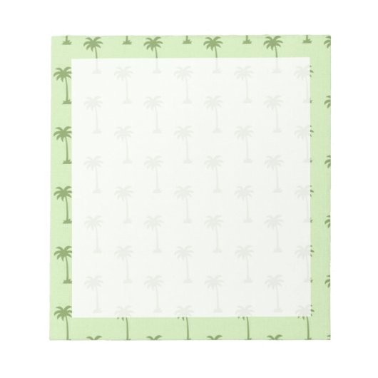 Palmstructuurpatroon Notitieblok (Voorkant)