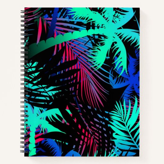 Palmstructuurpatroon Notitieboek (Voorkant)