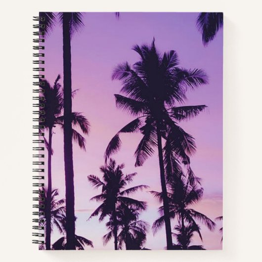 Palmstructuurpatroon Notitieboek (Voorkant)