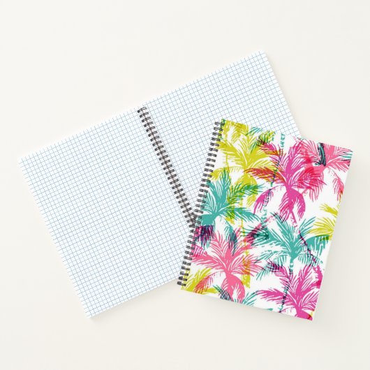 Palmstructuurpatroon Notitieboek (Binnen)