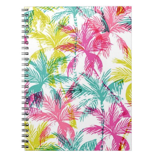 Palmstructuurpatroon Notitieboek (Voorkant)