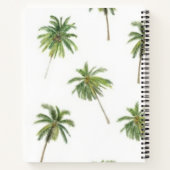 Palmstructuurpatroon Notitieboek (Achterkant)