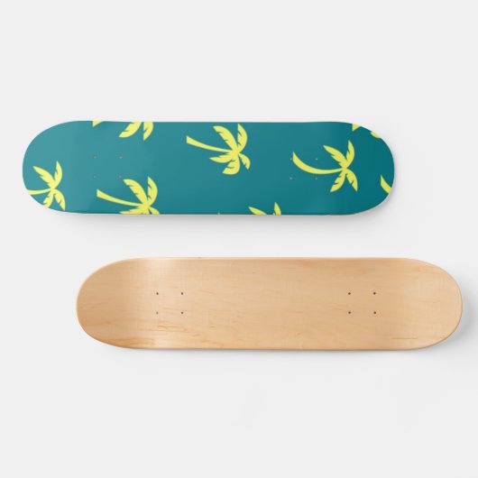Palmstructuurpatroon Persoonlijk Skateboard (Horizontaal)
