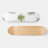 Palmstructuurpatroon Persoonlijk Skateboard (Horizontaal)