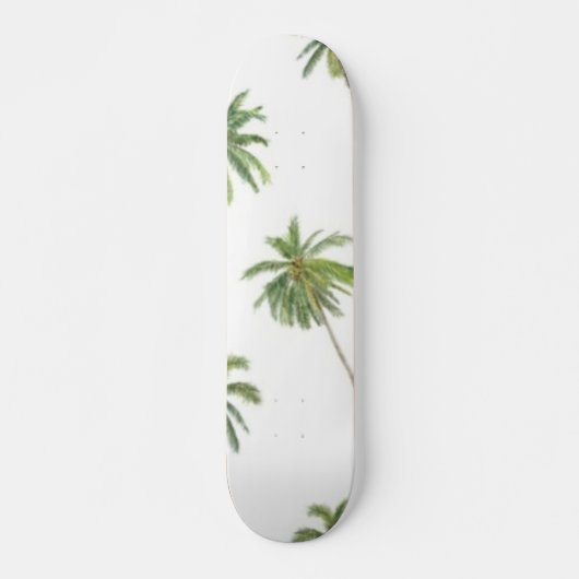 Palmstructuurpatroon Persoonlijk Skateboard (Voorkant)