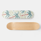 Palmstructuurpatroon Persoonlijk Skateboard (Horizontaal)