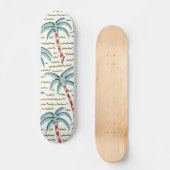 Palmstructuurpatroon Persoonlijk Skateboard (Voorkant)