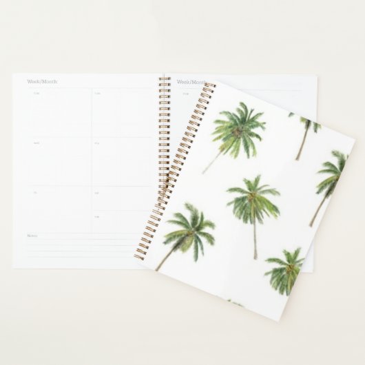 Palmstructuurpatroon Planner (Display)