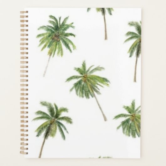 Palmstructuurpatroon Planner (Voorkant)
