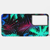 Palmstructuurpatroon Samsung Galaxy Hoesje (Linkerkant)