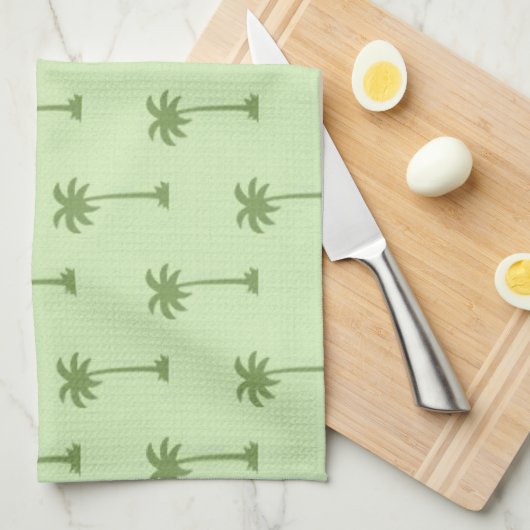 Palmstructuurpatroon Theedoek (Quarter Fold)