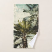 Palmstructuurpatroon Tropische handdoeken (Handdoek)