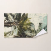 Palmstructuurpatroon Tropische handdoeken (Handdoek)