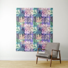 Palmstructuurpatroontapisserieën Wandkleed