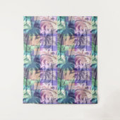 Palmstructuurpatroontapisserieën Wandkleed (Voorkant)