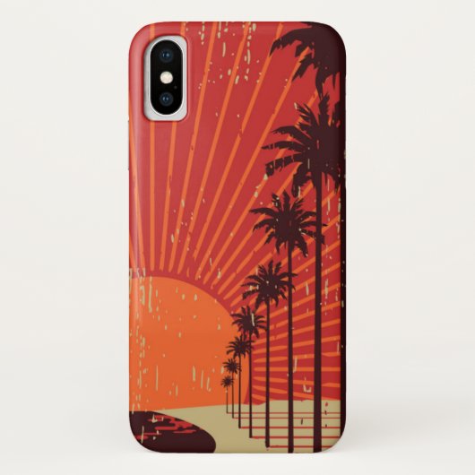 Palmstructuurrij Case-Mate iPhone Case (Achterkant)
