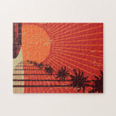 Palmstructuurrij Legpuzzel (Horizontaal)