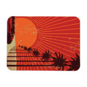 Palmstructuurrij Magneet (Horizontaal)