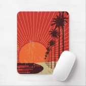 Palmstructuurrij Muismat (Met muis)