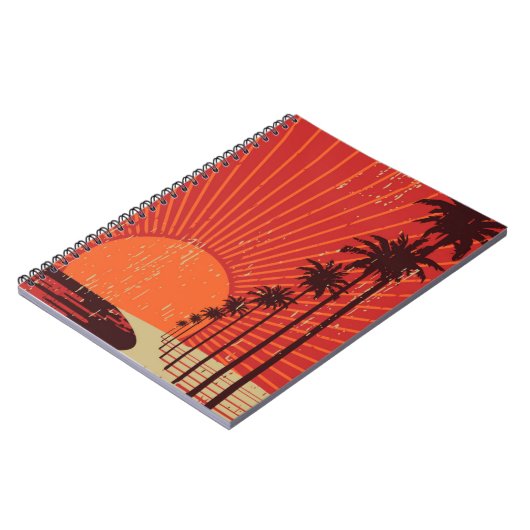 Palmstructuurrij Notitieboek (Linkerzijde)