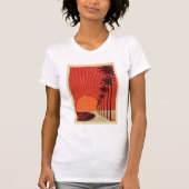 Palmstructuurrij T-shirt (Voorkant)