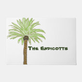 Palmstructuurtekening Deurmat (Voorkant)