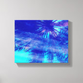 Palmstructuurvervagen Canvas Afdruk (Voorkant)