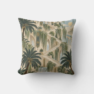 Palmterrassen en Hangende Tuinbogen Kussen