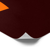 Palmtree in Sunset Silhouette Poster (Hoek)