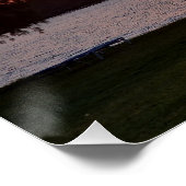 Palmtree sunset perfect poster (Hoek)