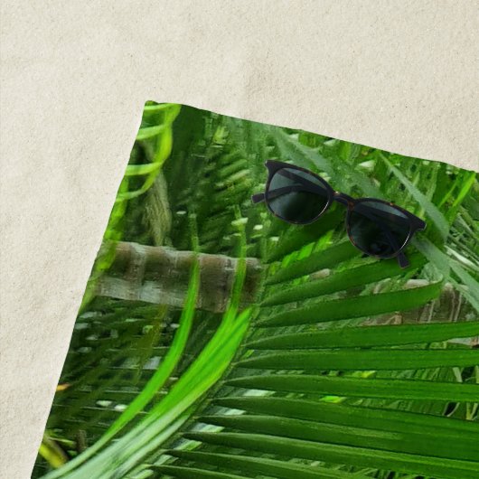 PalmTrees Oerwoud Beach Towel Strandlaken (In situ)