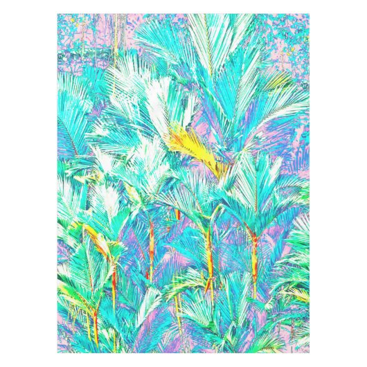 palmtuin tafelkleed (Voorkant)
