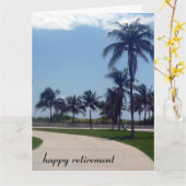 palmuitstappad groot kaart (Gele Bloem)