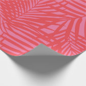 Palmvaten in Valentijn Cadeaupapier (Hoek)