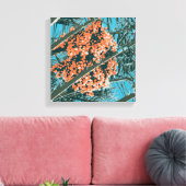 Palmveren 6 Kleurenpalmbessen 6A Canvas Afdruk (Insitu (Woonkamer))