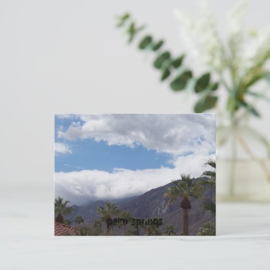 palmveren briefkaart (Staand voorkant)