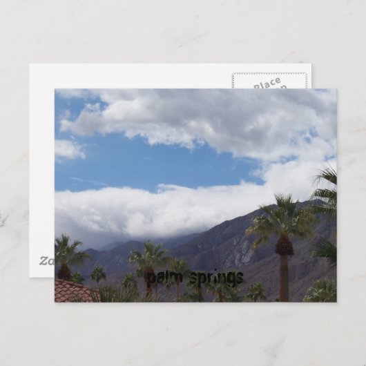 palmveren briefkaart (Voorkant / Achterkant)