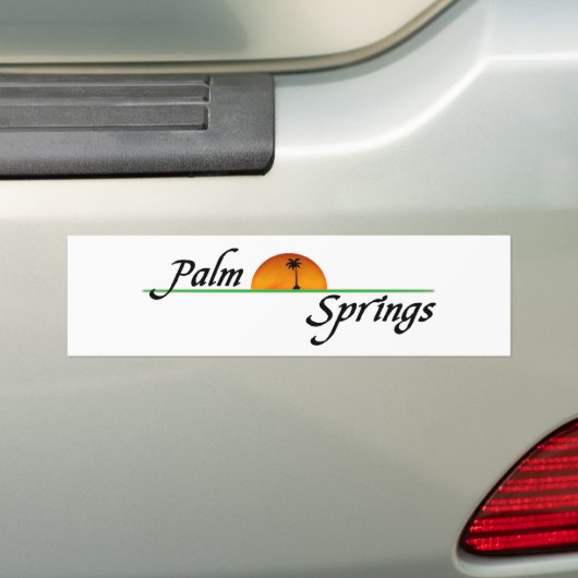 Palmveren Bumpersticker (Op auto)