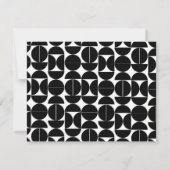 Palmveren Moderne Kaart voor respons (tan/olijfgaa (Achterkant)