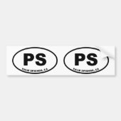 Palmveren PS Bumpersticker (Voorkant)