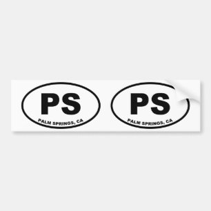 Palmveren PS Bumpersticker