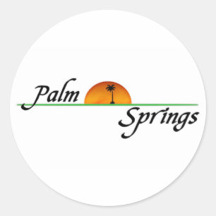 Palmveren Ronde Sticker