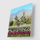 Palmveren Vierkante Klok (Hoek)