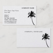 PalmVisitekaartje Visitekaartje (Voorkant / Achterkant)