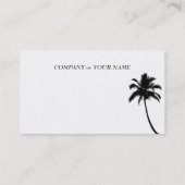 PalmVisitekaartje Visitekaartje (Achterkant)