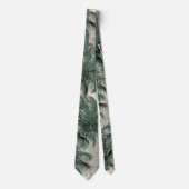 Palmvloeren verlaten Stropdas van de tropische eil (Voorkant)